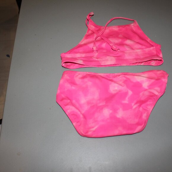 Multi Color Reversibile  2 Pcs Justice Bikini Swimsuit Size 14 - Picture 5 of 13